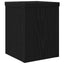 Planteholder 2 pcs Sort eg 15 x 15 x 20 cm Konstrueret træ