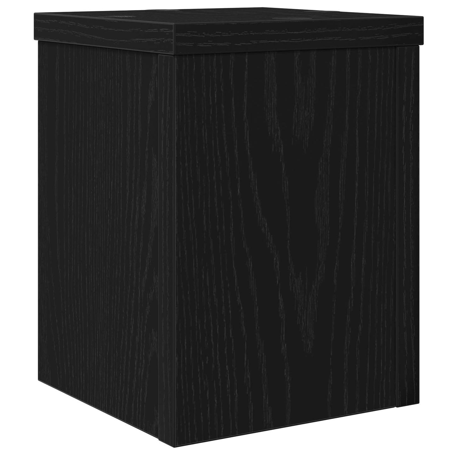 Planteholder 2 pcs Sort eg 15 x 15 x 20 cm Konstrueret træ