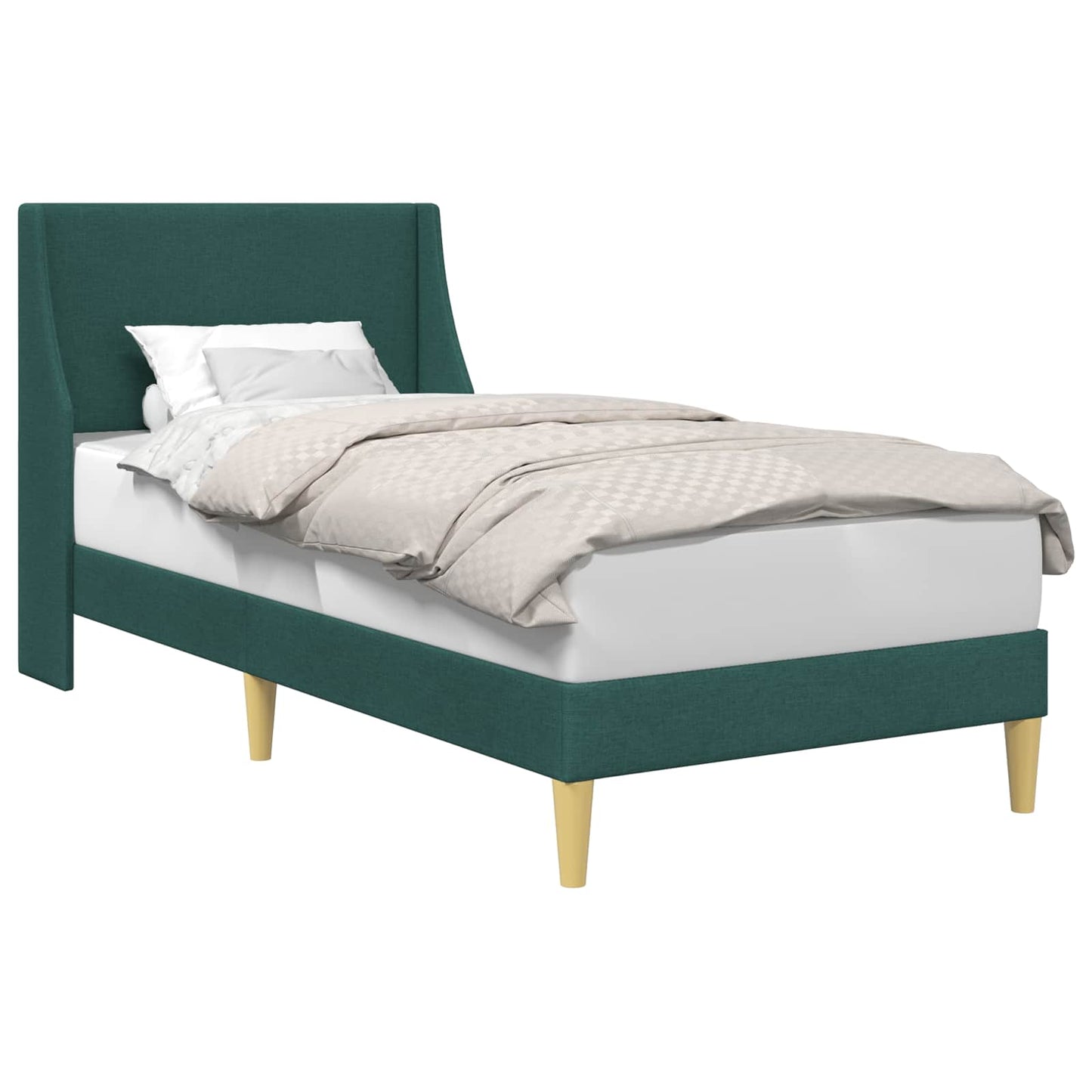 Sengestel med hovedgærde forbindelsesplade