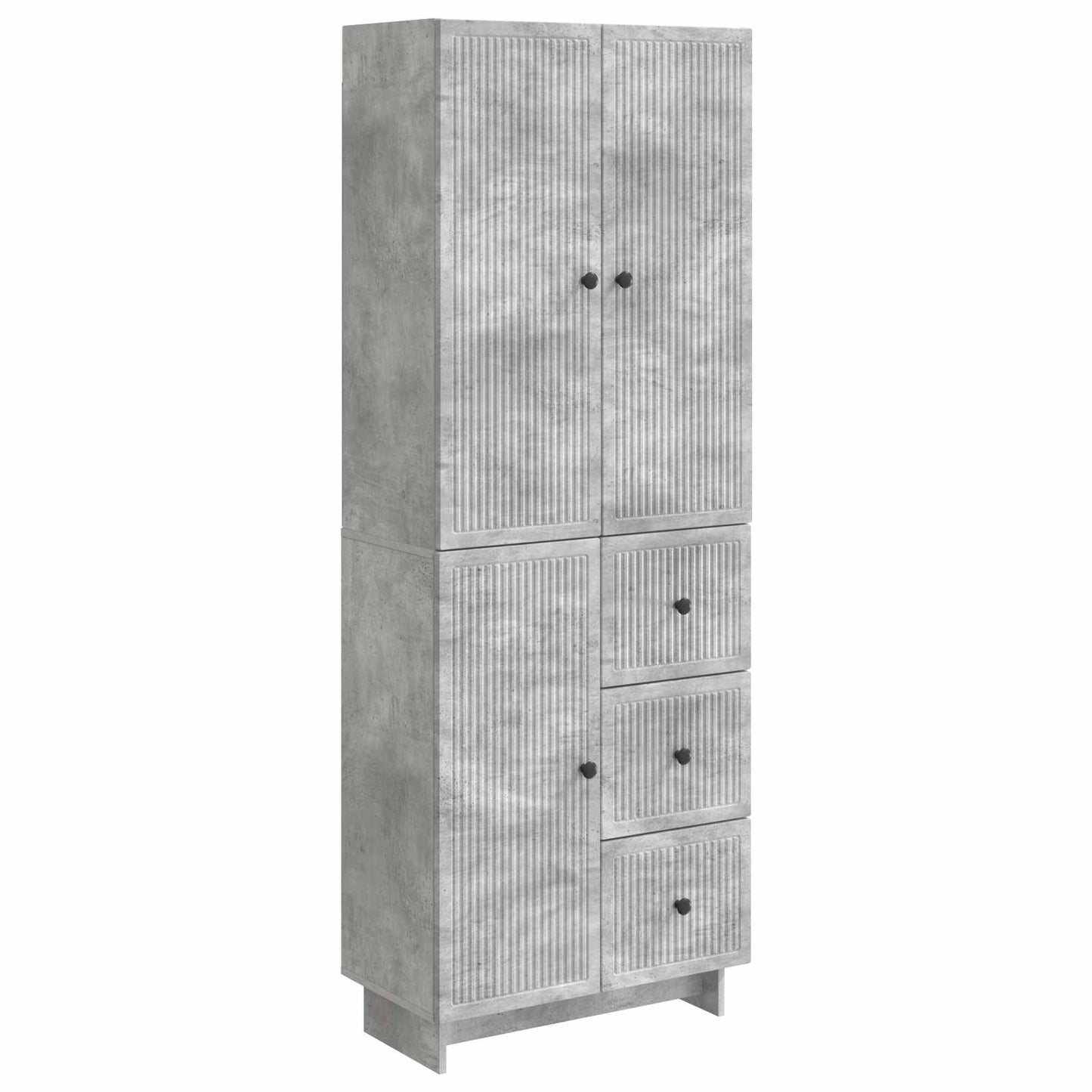 Skab Sæt 2 pcs 66 x 34,5 x 90 cm Konstrueret træ