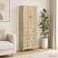 Skab Sæt 2 pcs 66 x 34,5 x 90 cm Konstrueret træ