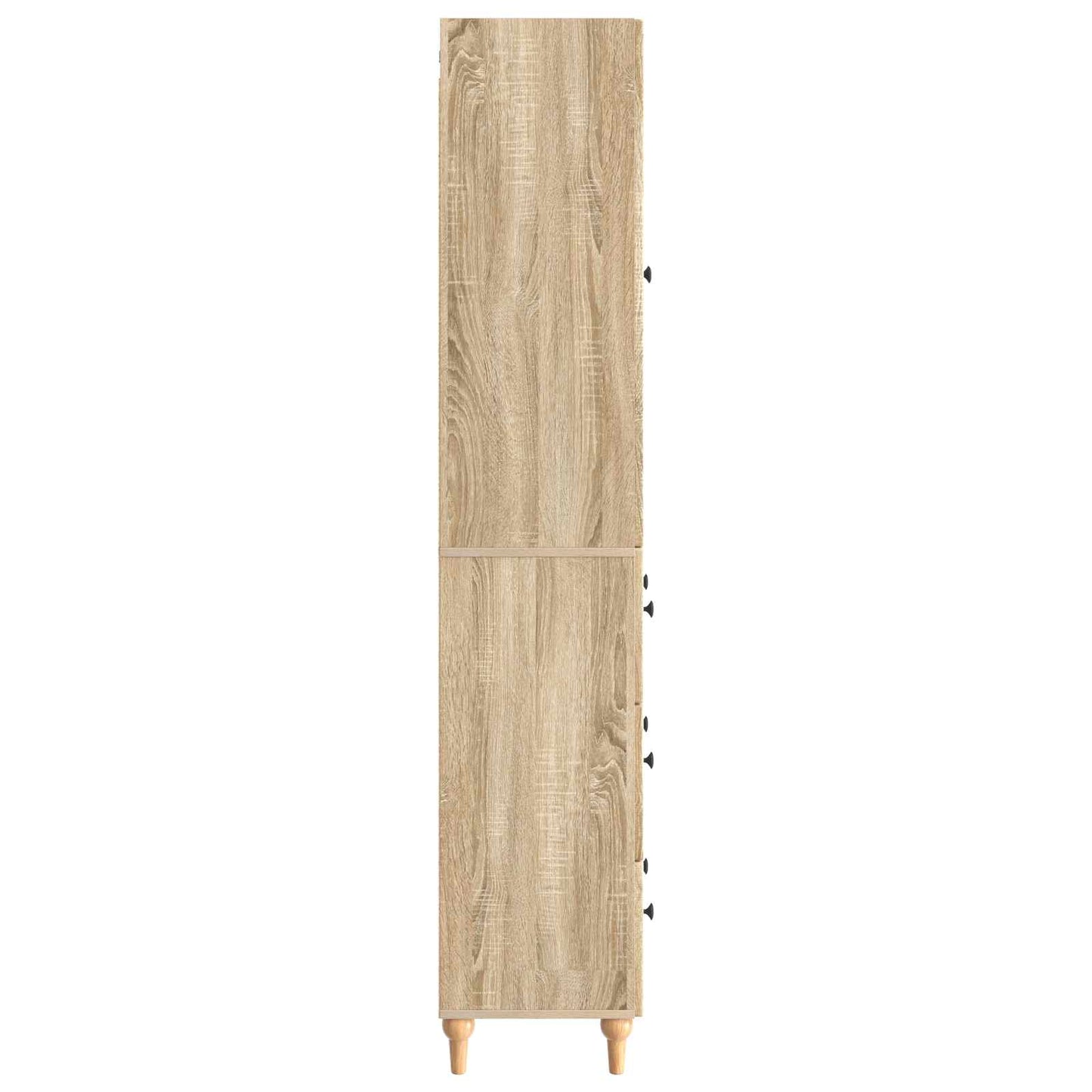 Skab Sæt 2 pcs 66 x 34,5 x 90 cm Konstrueret træ