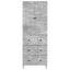 Skab Sæt 2 pcs 66 x 34,5 x 90 cm Konstrueret træ
