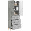 Skab Sæt 2 pcs 66 x 34,5 x 90 cm Konstrueret træ