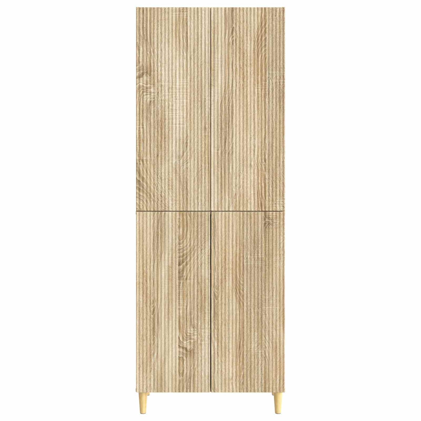 Skab Sæt 2 pcs 66 x 34,5 x 90 cm Konstrueret træ