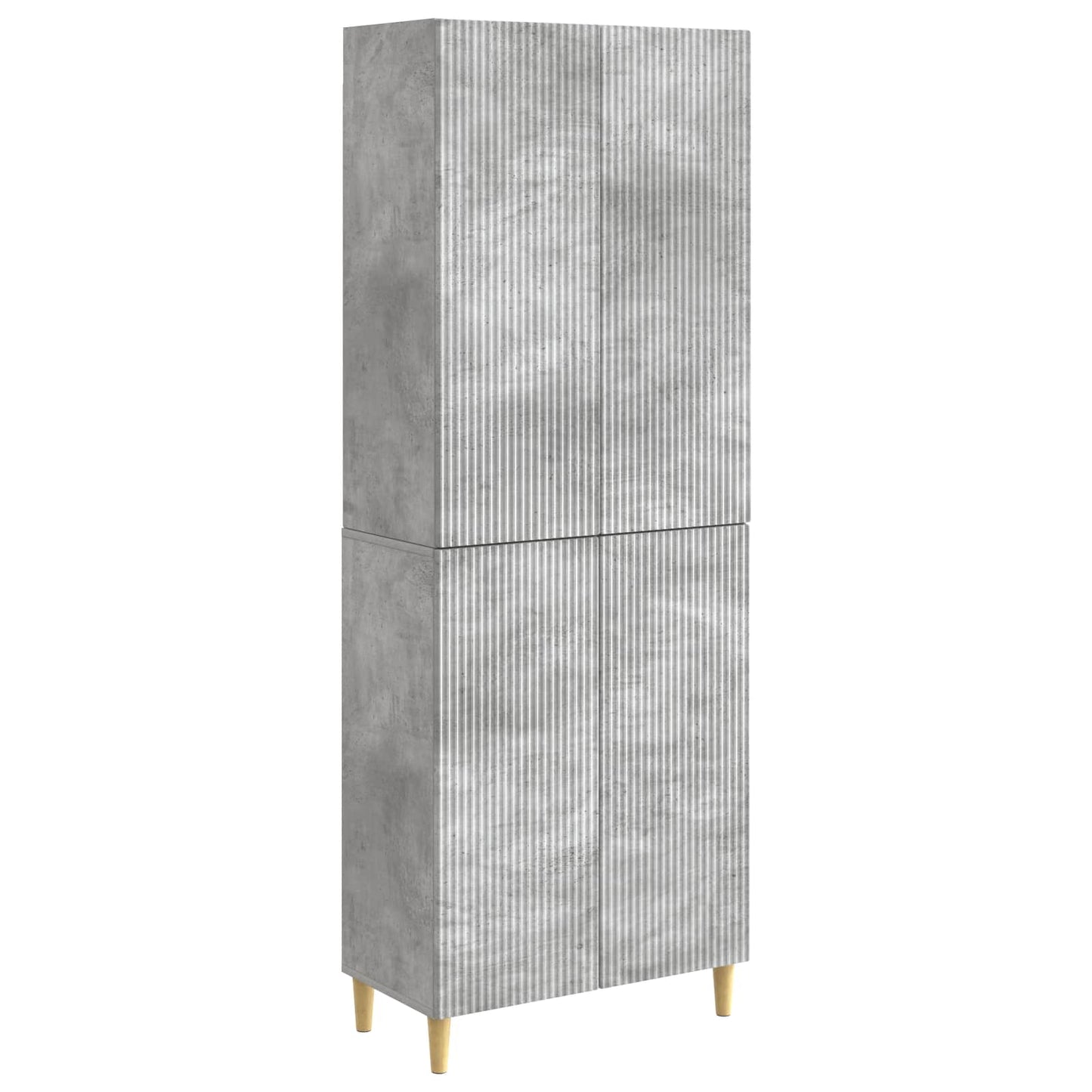 Skab Sæt 2 pcs 66 x 34,5 x 90 cm Konstrueret træ