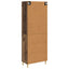 Skab Sæt 2 pcs Gammelt træ 66 x 34,5 x 90 cm Konstrueret træ