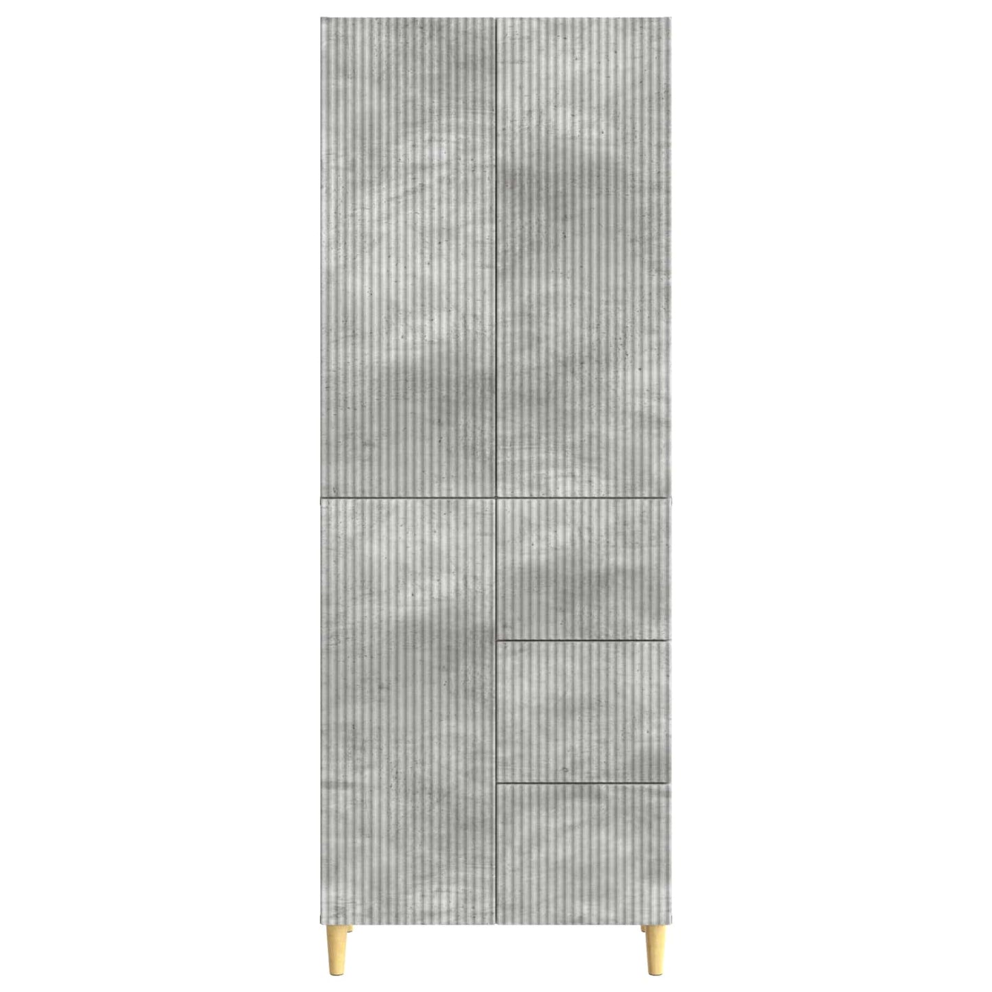 Skab Sæt 2 pcs 66 x 34,5 x 90 cm Konstrueret træ