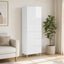 Skab Sæt 2 pcs 66 x 34,5 x 90 cm Konstrueret træ