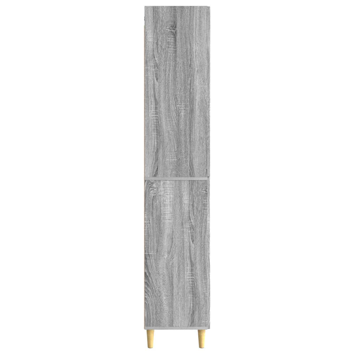 Skab Sæt 2 pcs Grå Sonoma 66 x 34,5 x 90 cm Konstrueret træ