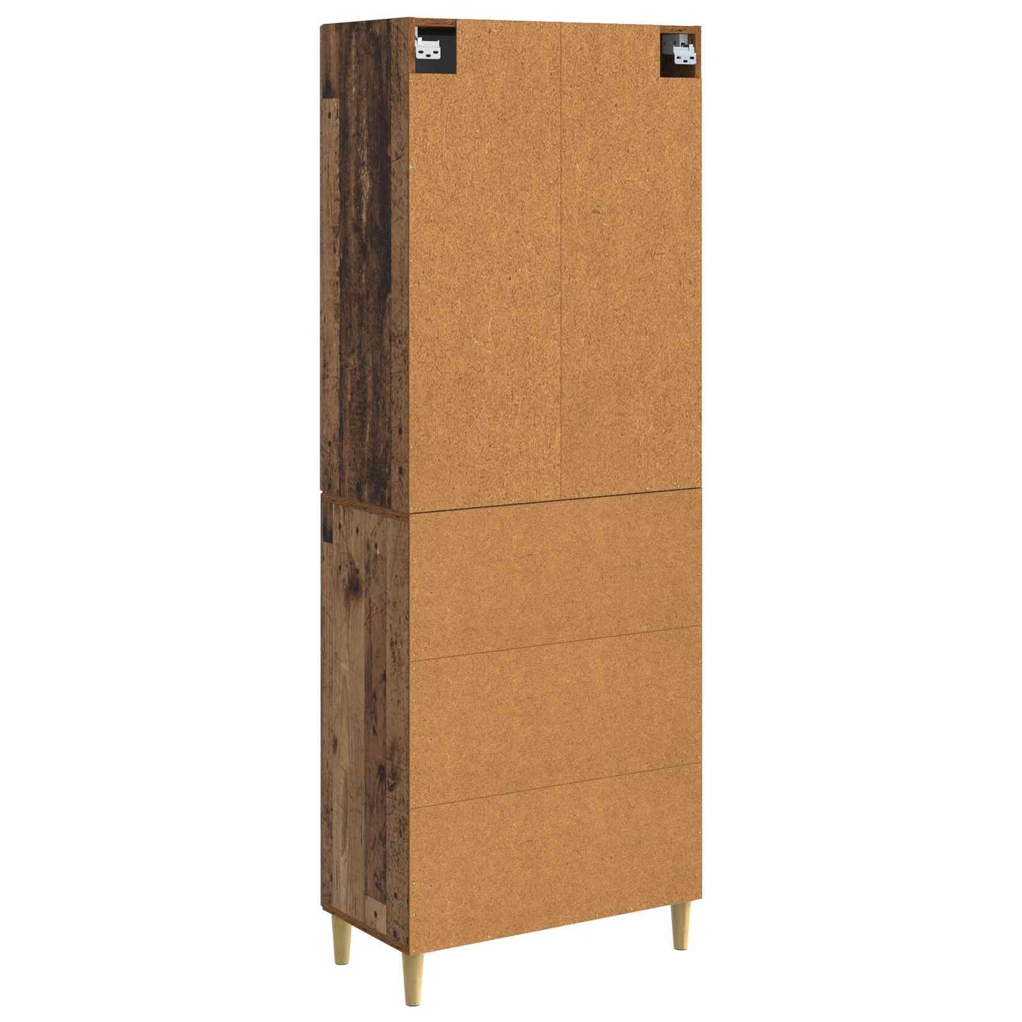 Skab Sæt 2 pcs 66 x 34,5 x 90 cm Konstrueret træ