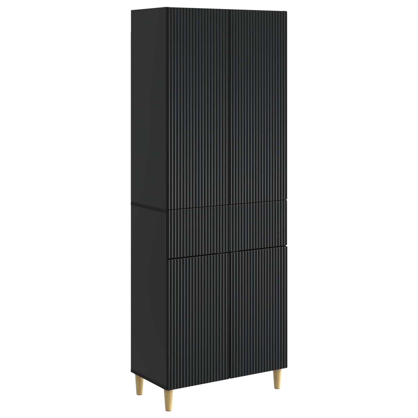 Skab Sæt 2 pcs 66 x 34,5 x 90 cm Konstrueret træ