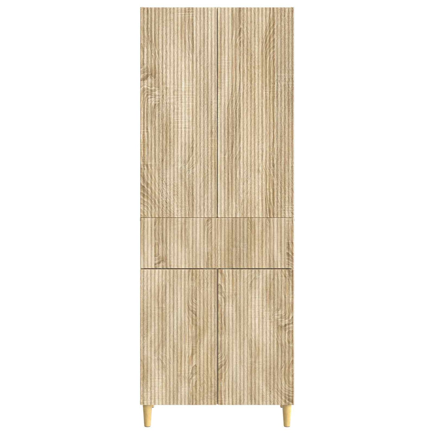 Skab Sæt 2 pcs 66 x 34,5 x 90 cm Konstrueret træ