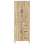 Skab Sæt 2 pcs Sonoma-eg 66 x 34,5 x 89,5 cm Konstrueret træ