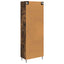 Skab Sæt 2 pcs Røget eg 66 x 34,5 x 89,5 cm Konstrueret træ