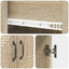 Skab Sæt 2 pcs Sonoma-eg 66 x 34,5 x 89,5 cm Konstrueret træ