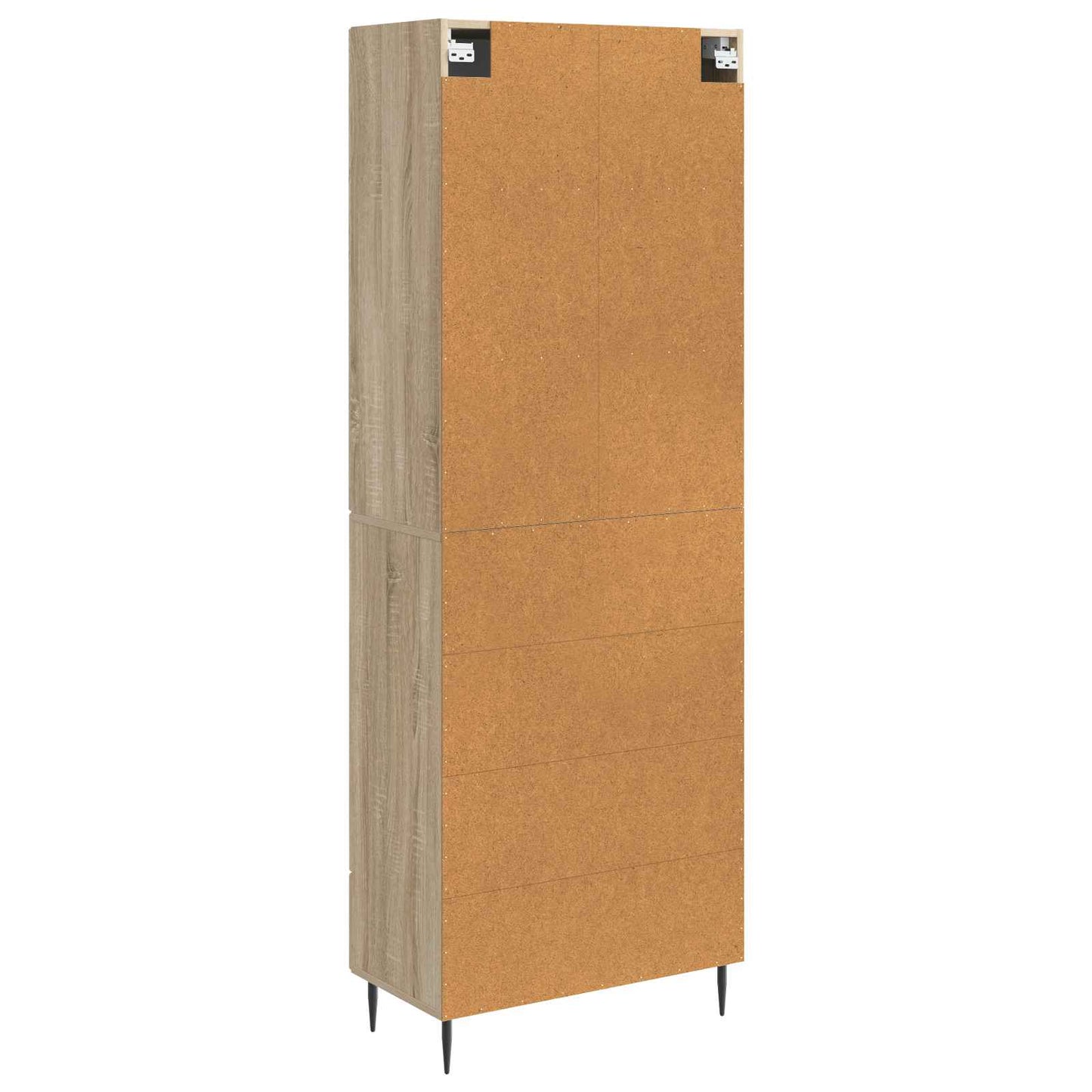 Skab Sæt 2 pcs Sonoma-eg 66 x 34,5 x 89,5 cm Konstrueret træ