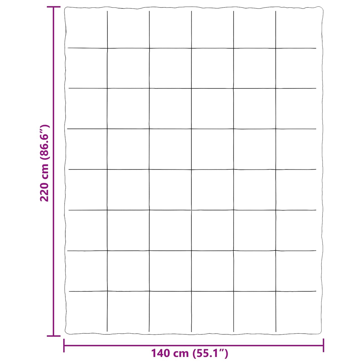 Sommer dyne 140 x 220 cm Sommer Mikrofiber (100% polyester)