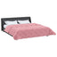 Sommer dyne Lyserød 200 x 220 cm Mikrofiber og Teddy fleece