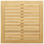 Sofabord Lys akacie 60 x 60 x 36 cm Massivt Akacietræ