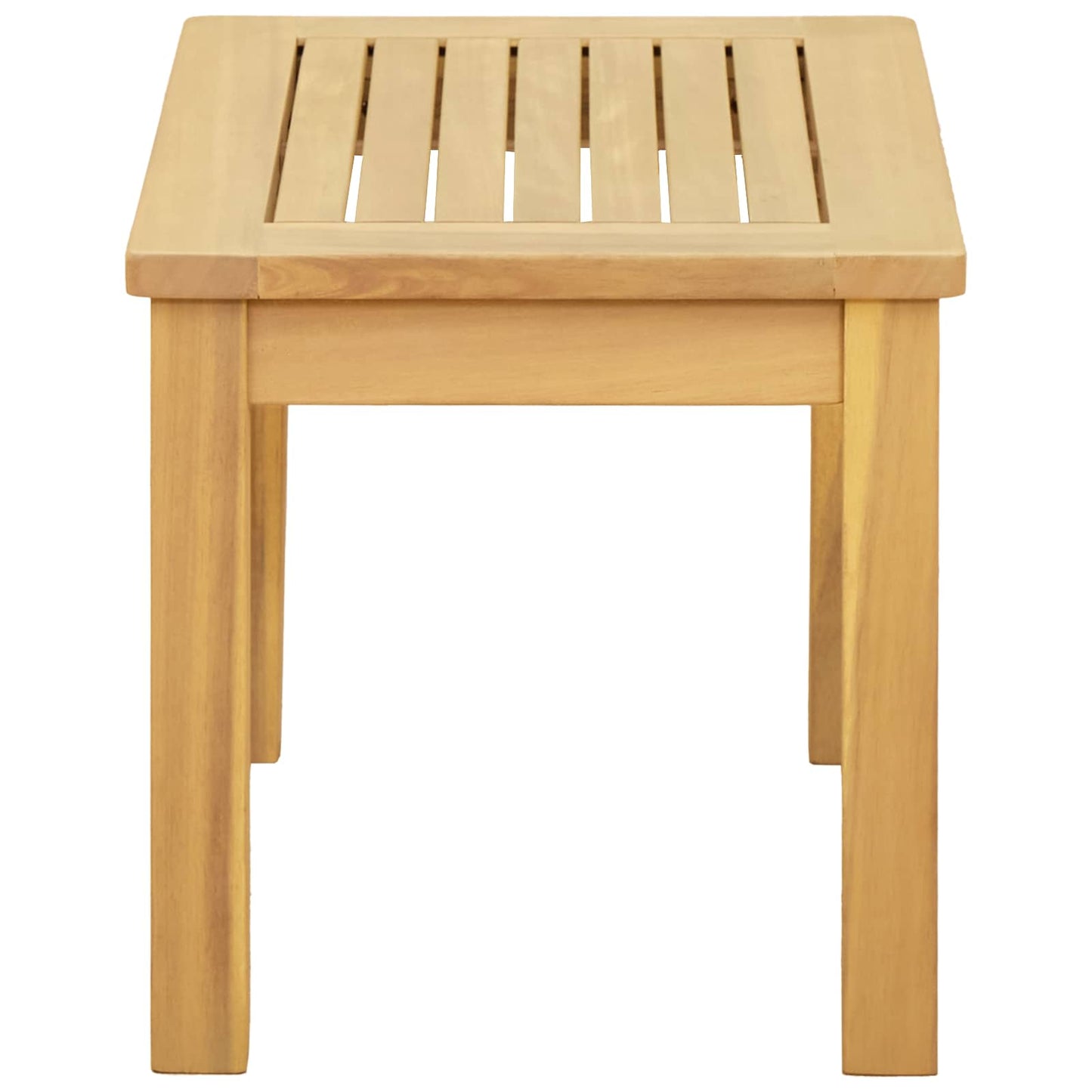 Sofabord Lys akacie 50 x 35 x 36 cm Massivt Akacietræ