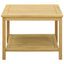 Sidebord Olie Naturlig 60 x 60 x 45 cm Massivt Akacietræ