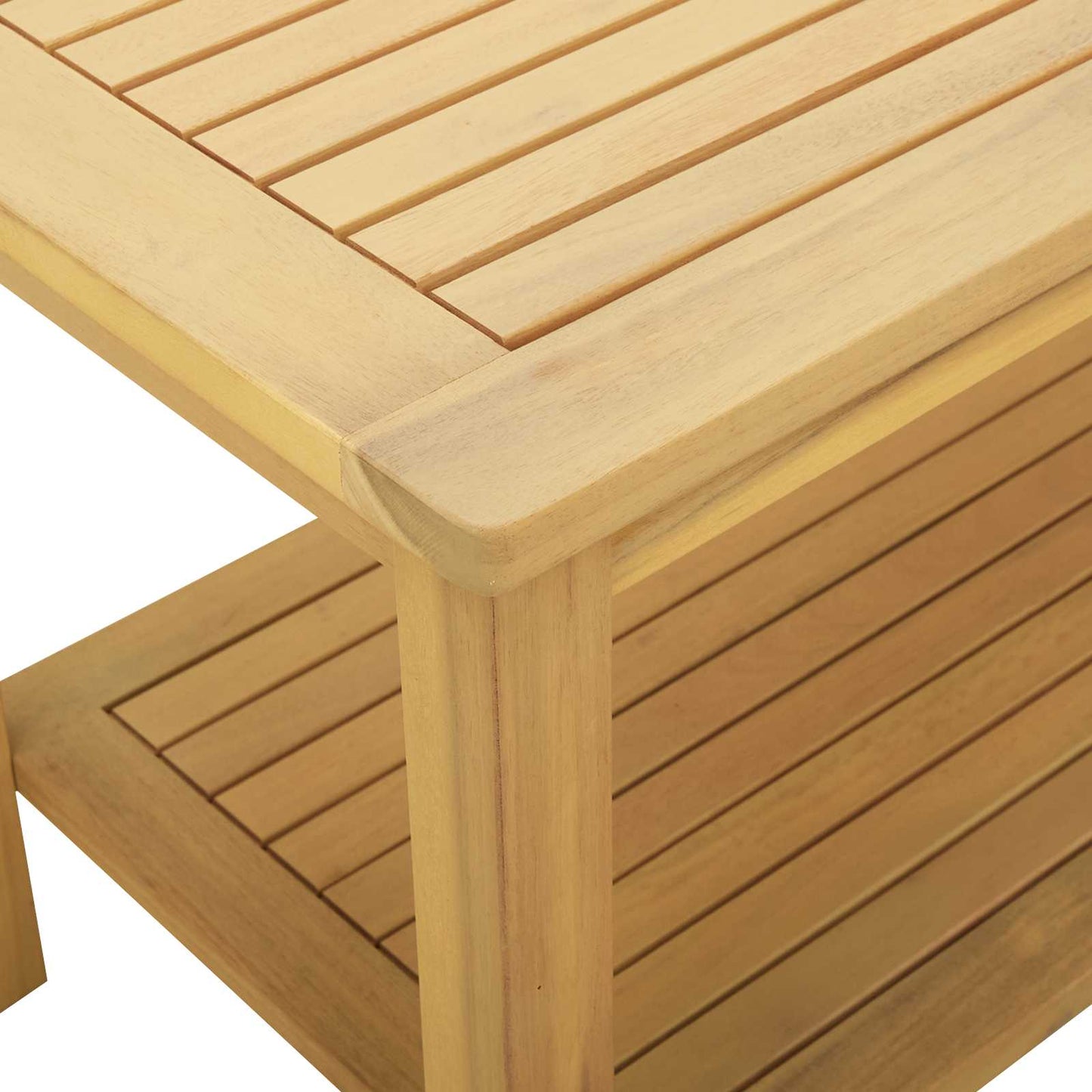 Sidebord Olie Naturlig 110 x 55 x 45 cm Massivt Akacietræ