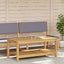 Sidebord Olie Naturlig 110 x 55 x 45 cm Massivt Akacietræ