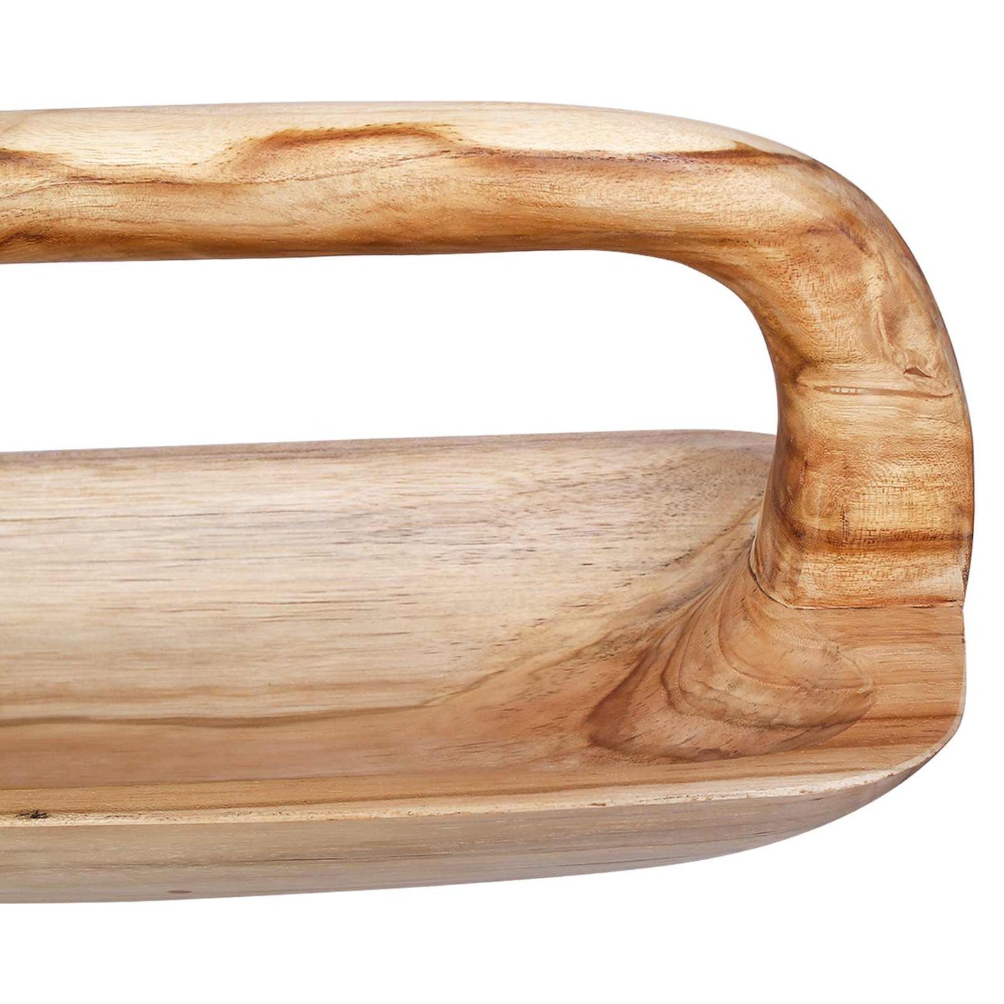 Fruit Bowl JEPARA Teak Brown 61 x 21 x 21 cm