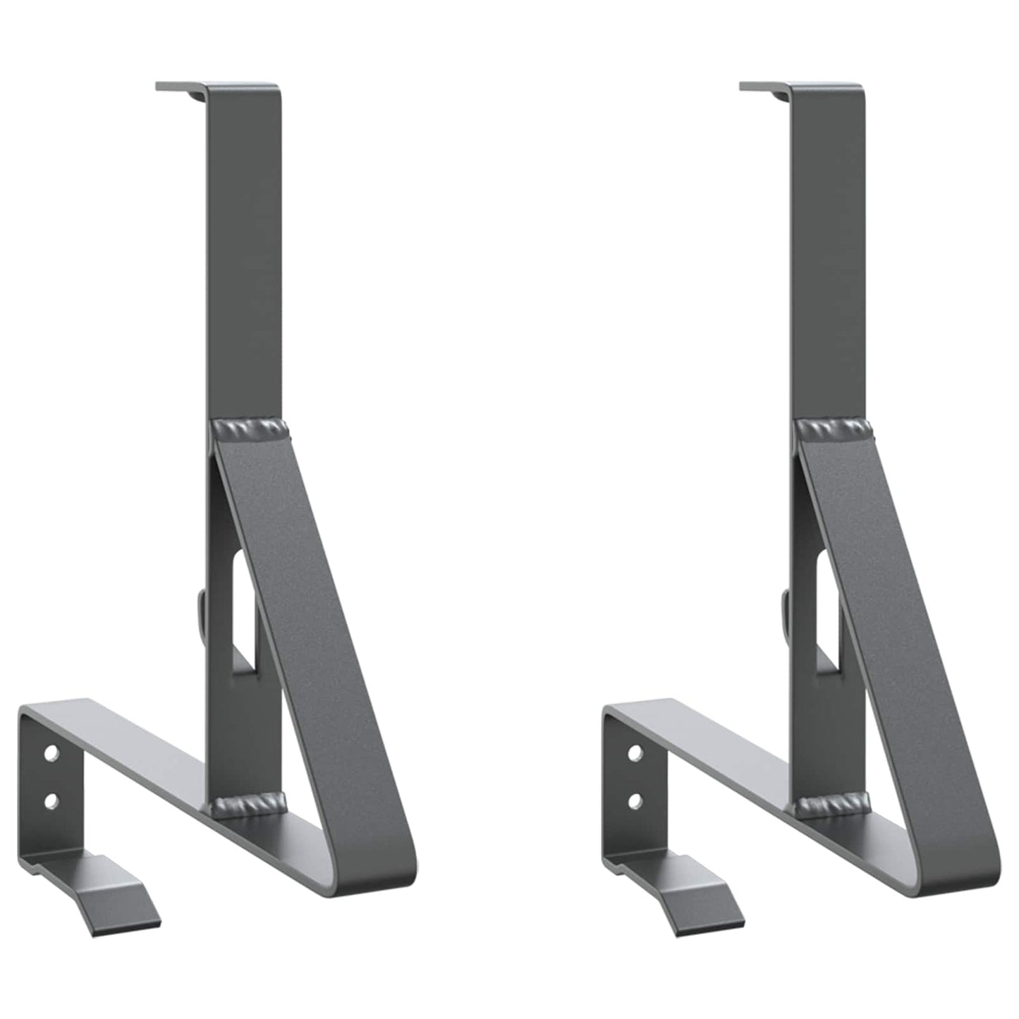 Snebeskyttelse Støtte 2 pcs Antracit 29,5 x 3 x 34,5 cm Stål