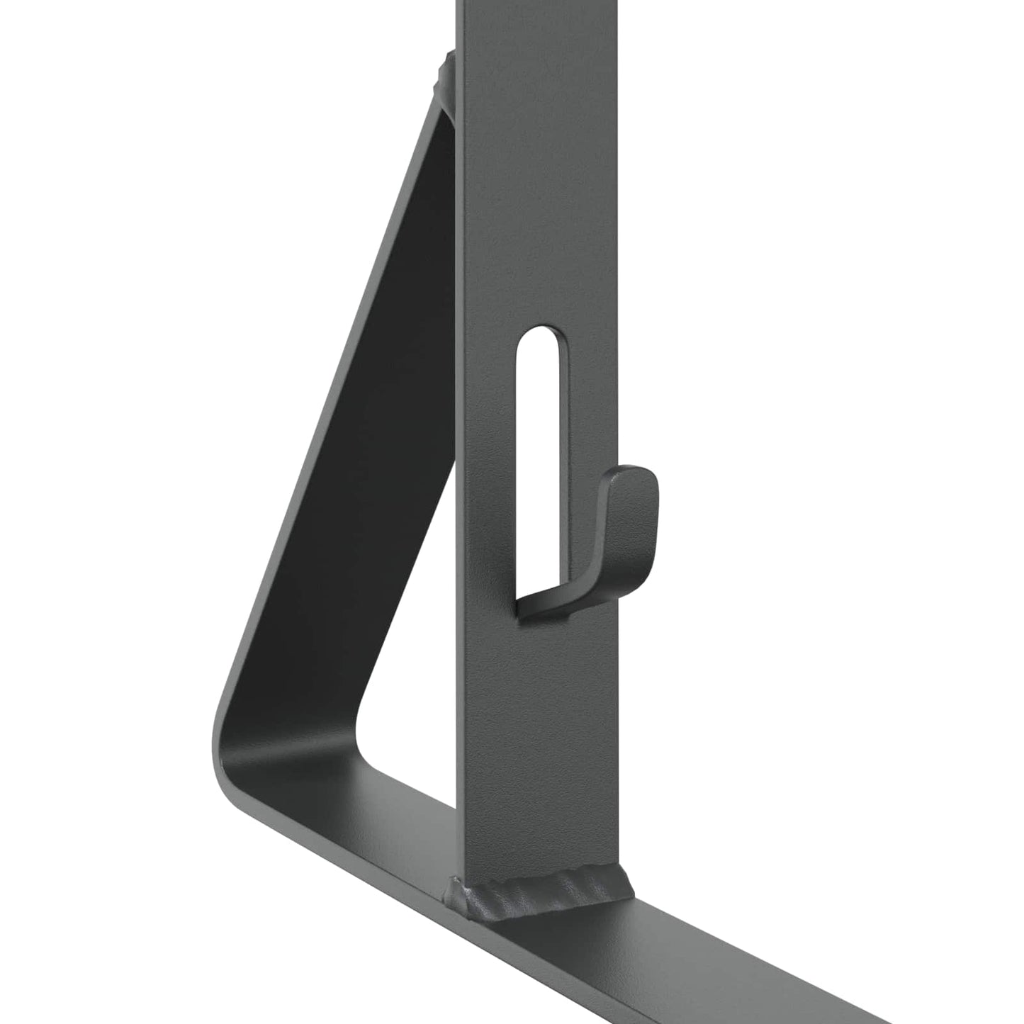 Snebeskyttelse Støtte 6 pcs Antracit 29,5 x 3 x 34,5 cm Stål