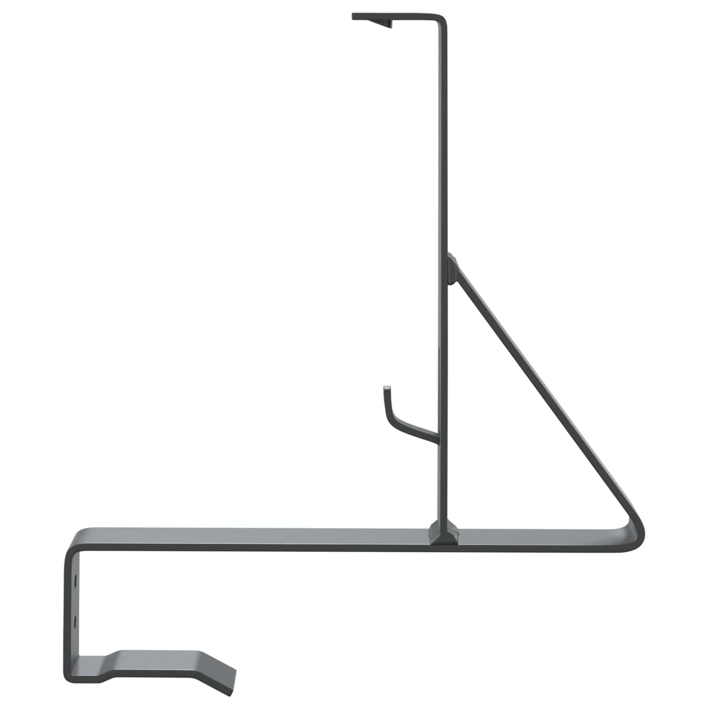 Snebeskyttelse Støtte 12 pcs Antracit 29,5 x 3 x 34,5 cm Stål