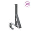 Snebeskyttelse Støtte 12 pcs Antracit 29,5 x 3 x 34,5 cm Stål