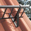 Snebeskyttelse Støtte 6 pcs Sort 29,5 x 3 x 34,5 cm Stål