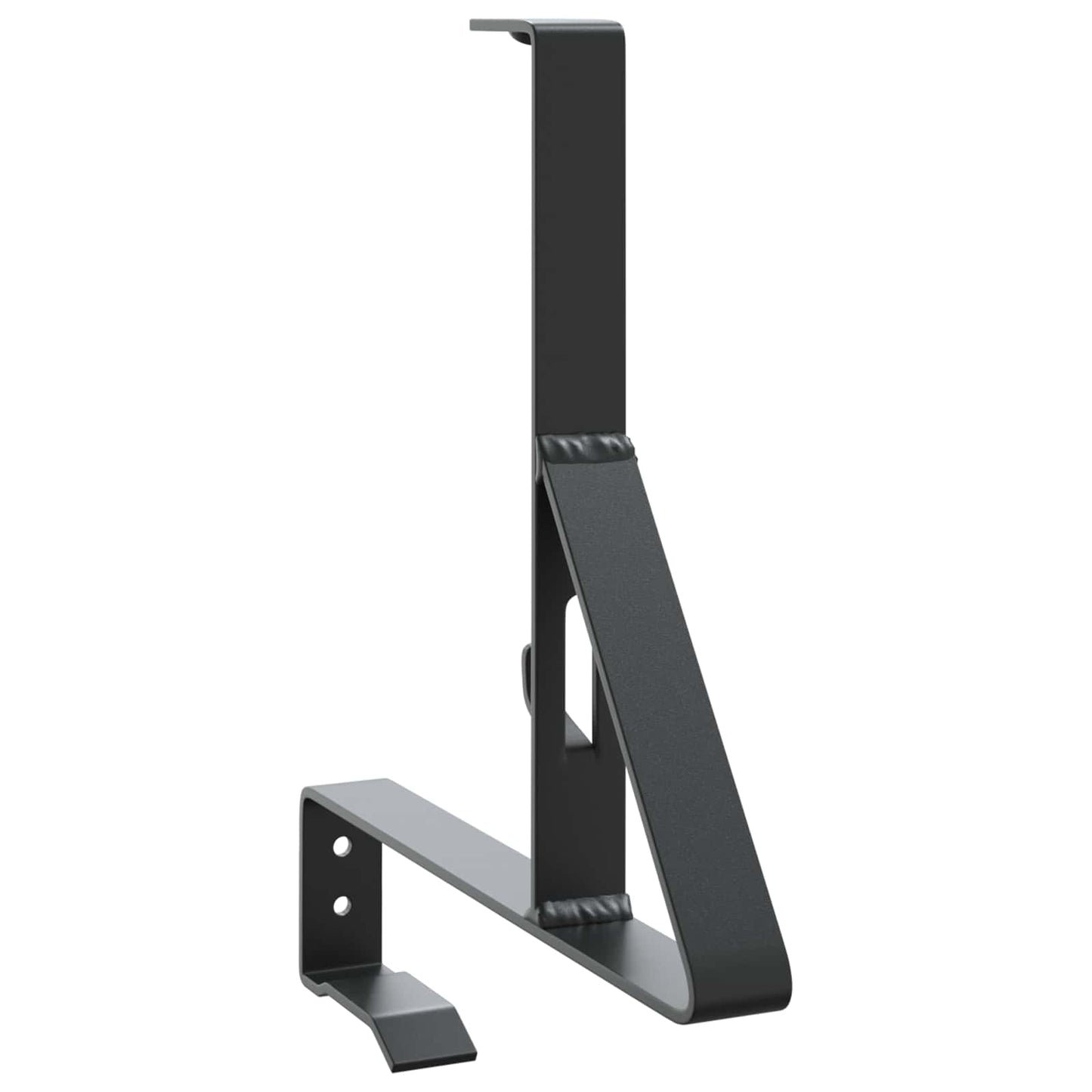 Snebeskyttelse Støtte 6 pcs Sort 29,5 x 3 x 34,5 cm Stål