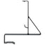 Snebeskyttelse Støtte 6 pcs Sort 29,5 x 3 x 34,5 cm Stål