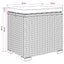 Have Fodstøtte med Pude 2 pcs Grå polyrattan