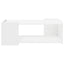 Sofabord Hvid 90 x 50 x 33 cm Konstrueret træ