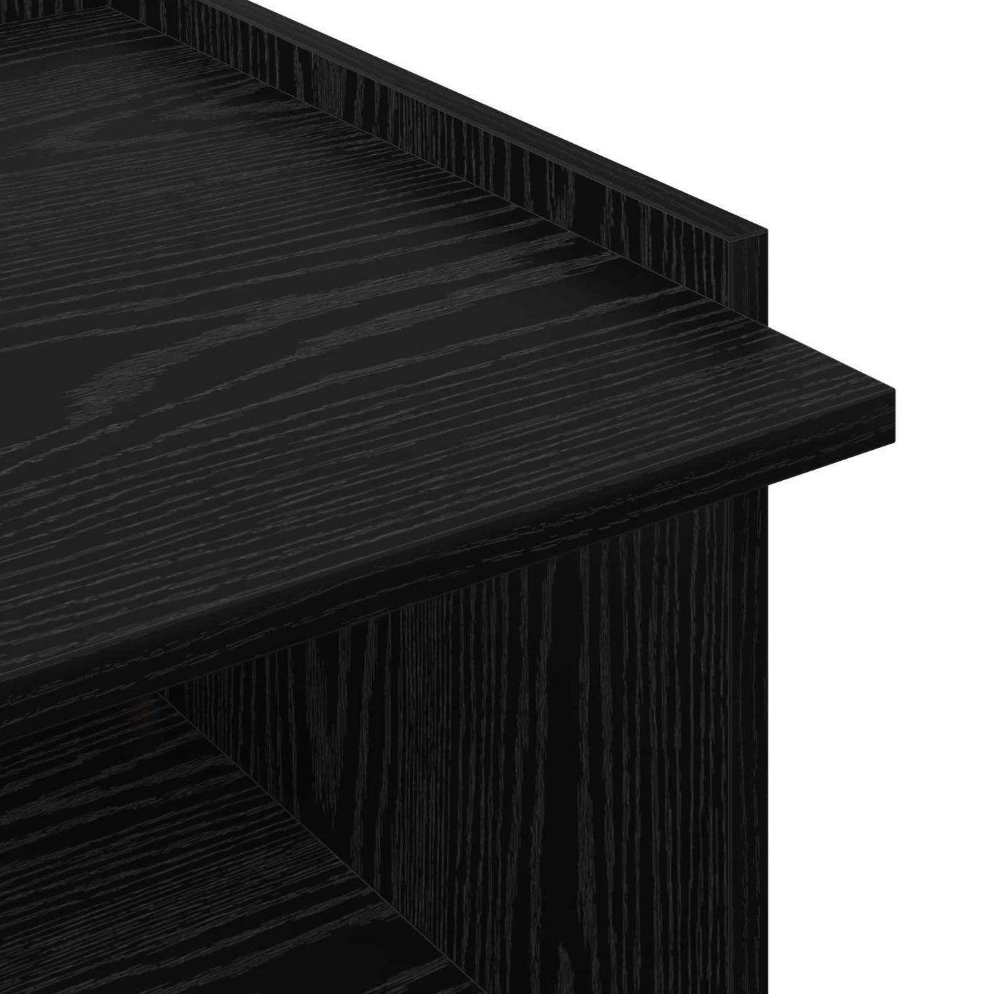 Sofabord Sort eg 90 x 50 x 33 cm Konstrueret træ