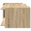 Sofabord Sonoma-eg 90 x 50 x 33 cm Konstrueret træ
