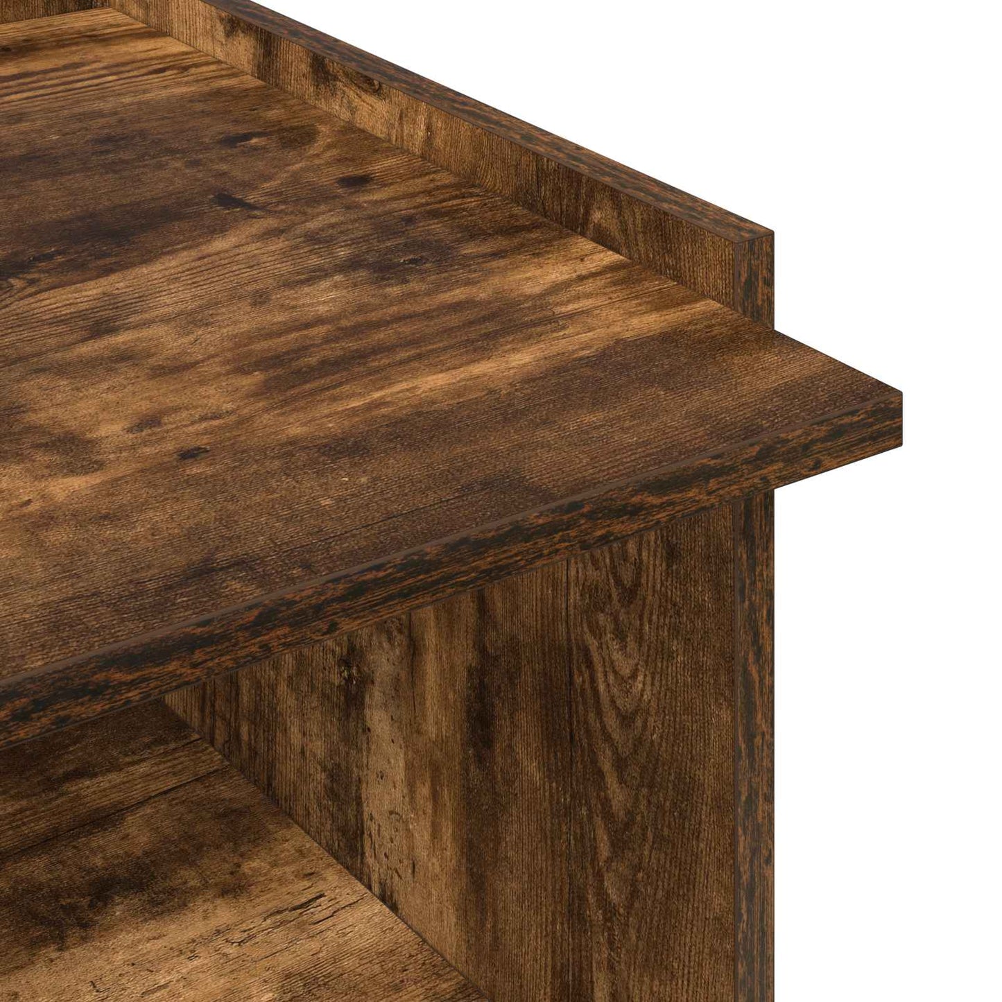 Sofabord Røget eg 90 x 50 x 33 cm Konstrueret træ