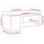 Sofabord Gammelt træ 90 x 50 x 33 cm Konstrueret træ