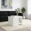 Sofabord Hvid 50,5 x 50 x 33 cm Konstrueret træ