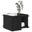 Sofabord Sort eg 50,5 x 50 x 33 cm Konstrueret træ