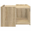 Sofabord Sonoma-eg 50,5 x 50 x 33 cm Konstrueret træ