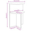 Sidebord med opbevaring Hvid Ø 39,5 x 55 cm Konstrueret træ