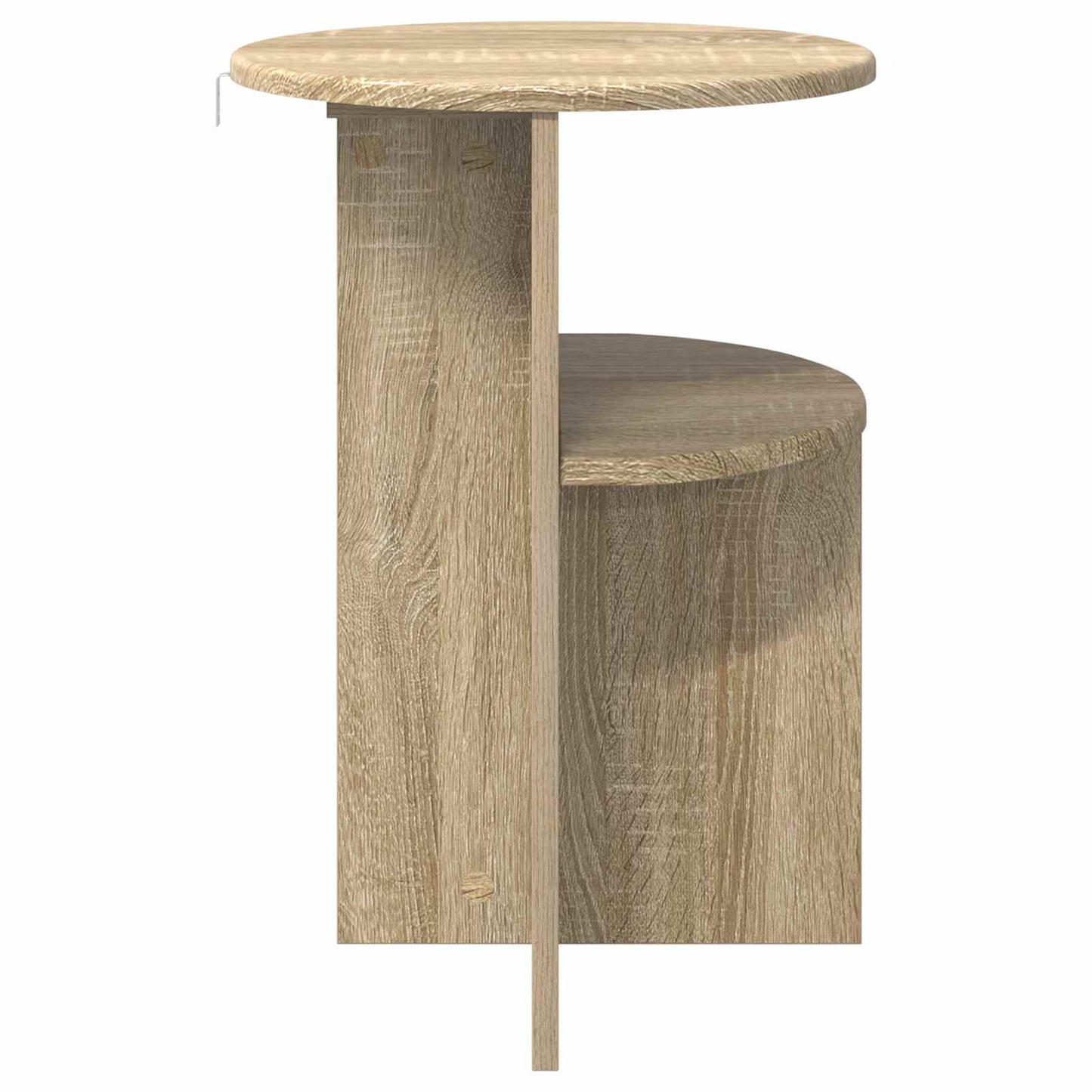 Sidebord Sonoma-eg Ø 39,5 x 55 cm Konstrueret træ