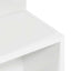 Sidebord Hvid Ø 39,5 x 55 cm Konstrueret træ
