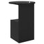 Sidebord Sort eg Ø 39,5 x 55 cm Konstrueret træ