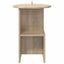 Sidebord Sonoma-eg Ø 39,5 x 55 cm Konstrueret træ